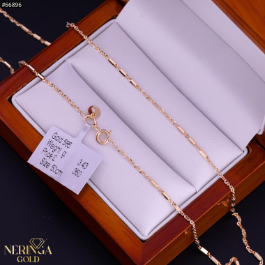 Rose gold full-bodied necklace #66896 Rose gold full-bodied necklace #66896