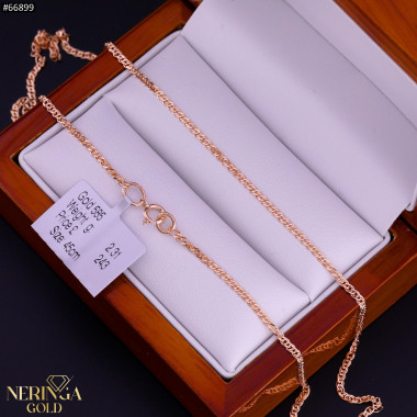 Rose gold full-bodied necklace #66899 Rose gold full-bodied necklace #66899