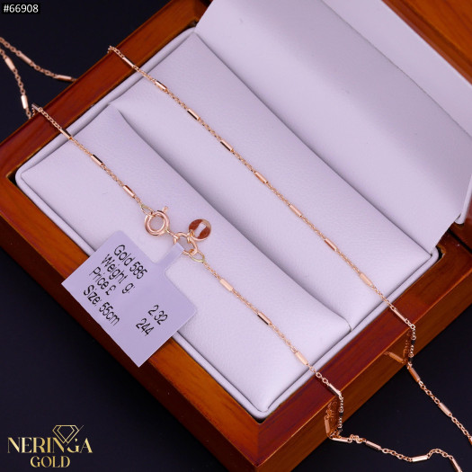 Rose gold full-bodied necklace #66908 Rose gold full-bodied necklace #66908