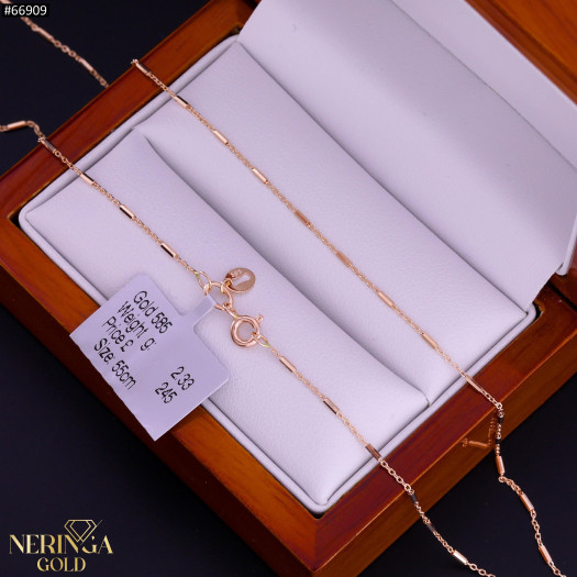 Rose gold full-bodied necklace #66909 Rose gold full-bodied necklace #66909