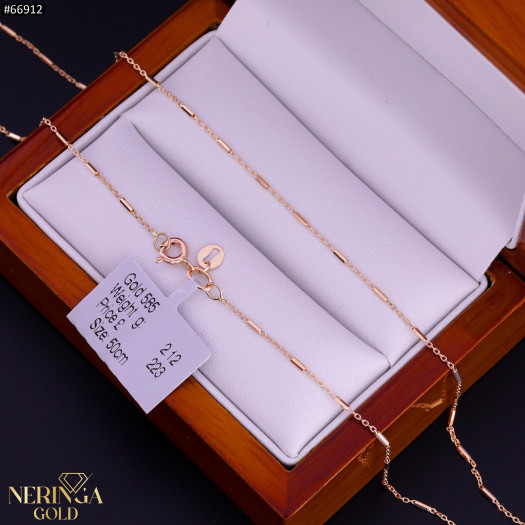 Rose gold full-bodied necklace #66912 Rose gold full-bodied necklace #66912