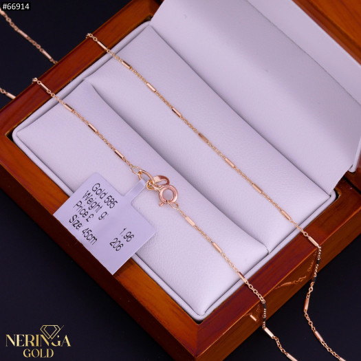 Rose gold full-bodied necklace #66914 Rose gold full-bodied necklace #66914