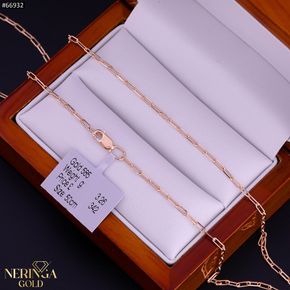 Rose gold chain #66932