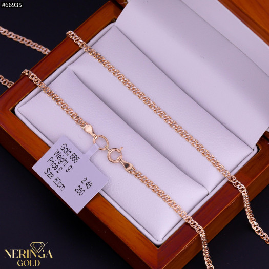 Rose gold chain #66935