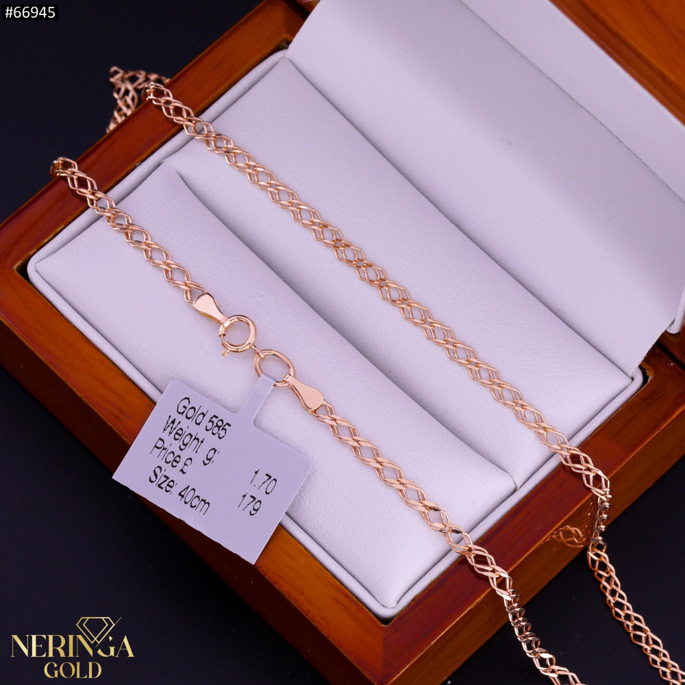 Rose gold chain #66945