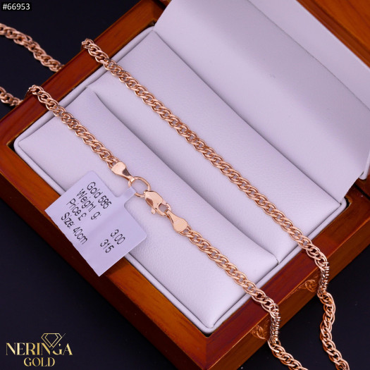 Rose gold chain #66953