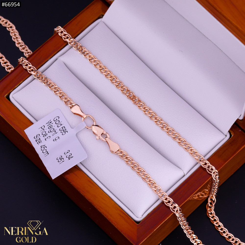 Rose gold chain #66954