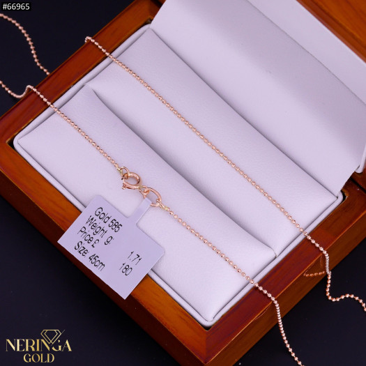 Rose gold chain #66965