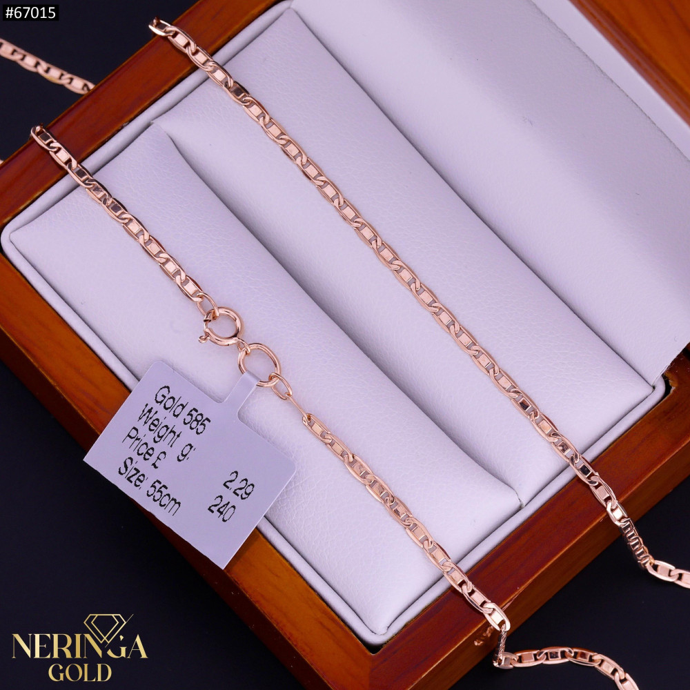 Rose gold chain #67015