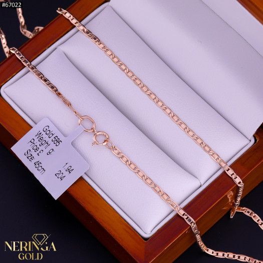 Rose gold chain #67022