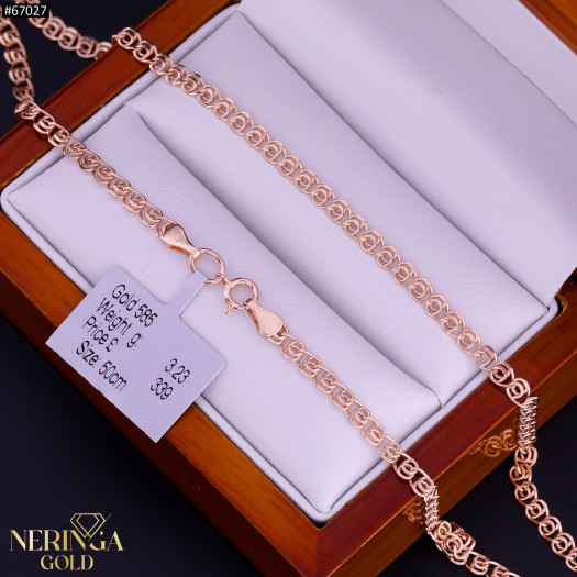 Rose gold chain #67027