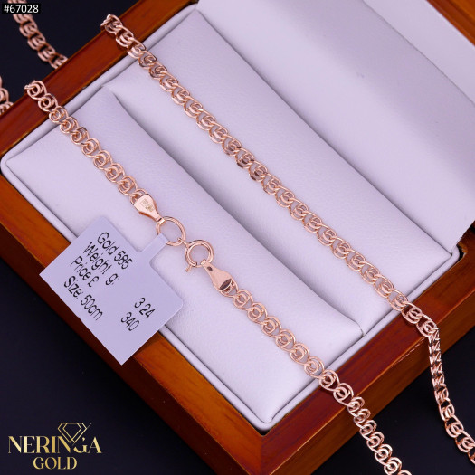 Rose gold chain #67028