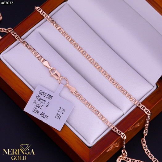 Rose gold chain #67032