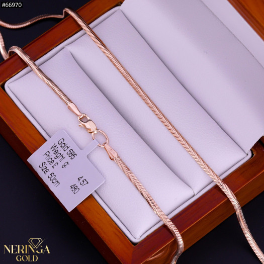 Rose gold chain #66970