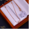 Rose gold necklace set #66982