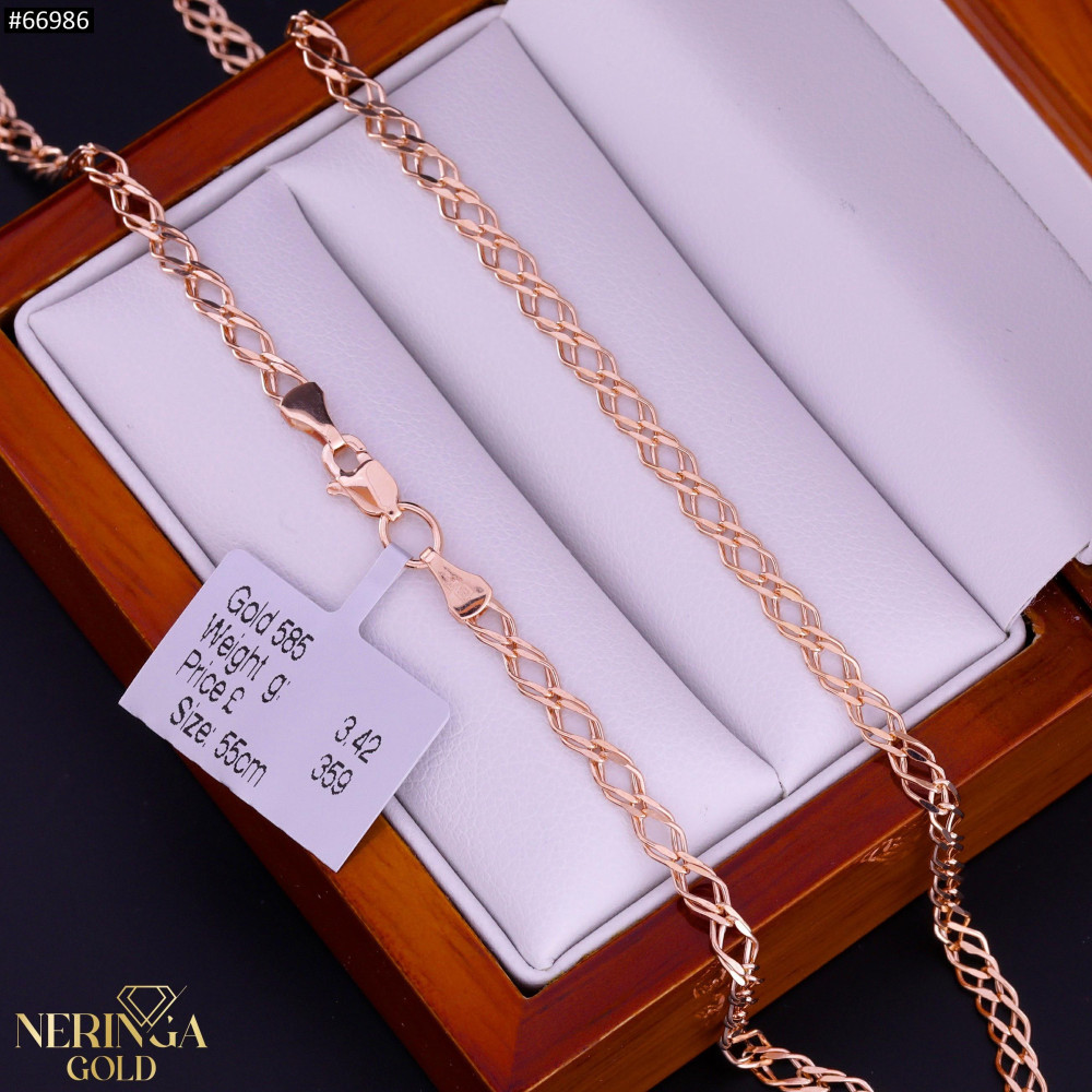 Rose gold chain #66986