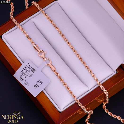Rose gold chain #66988