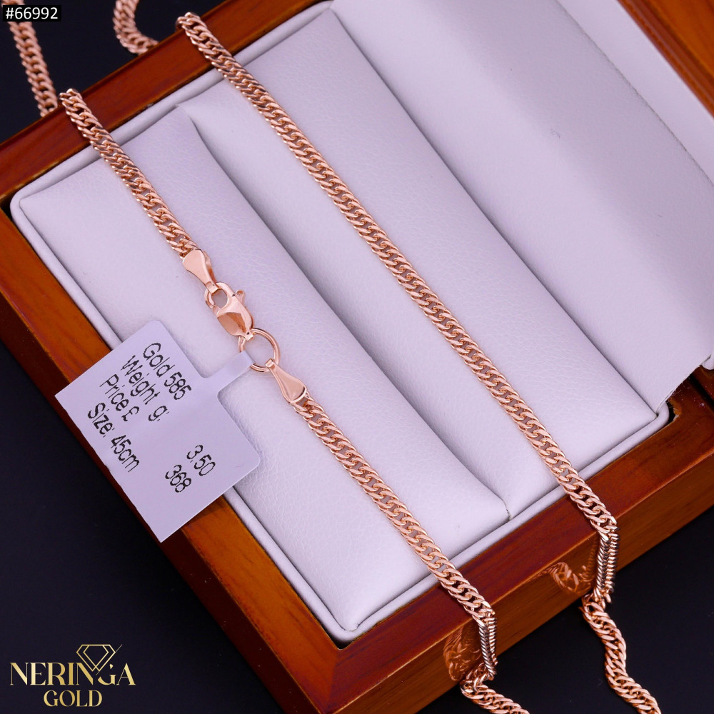 Rose gold chain #66992