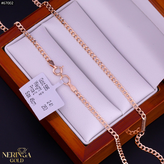 Rose gold chain #67002 Rose gold chain #67002