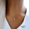 Rose gold necklace set #67275