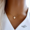 Rose gold necklace set #67303