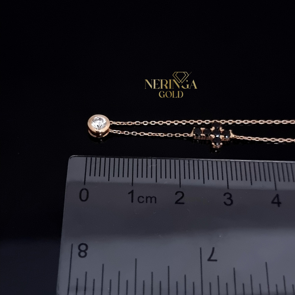 Rose gold necklace set #67269