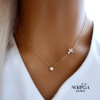 Rose gold necklace set #67262