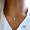 Rose gold necklace set #67282