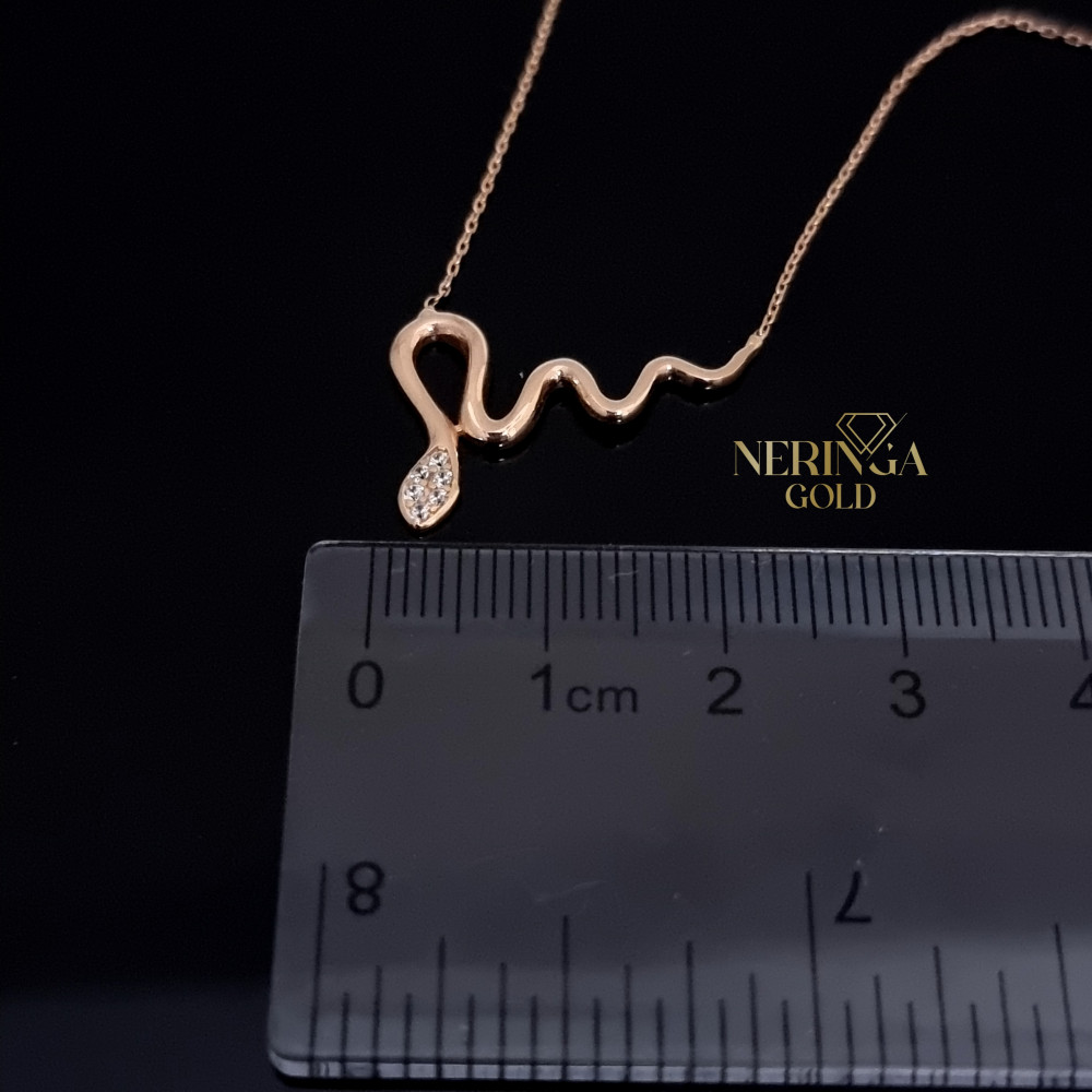 Rose gold necklace set #67271