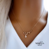 Rose gold necklace set #67271