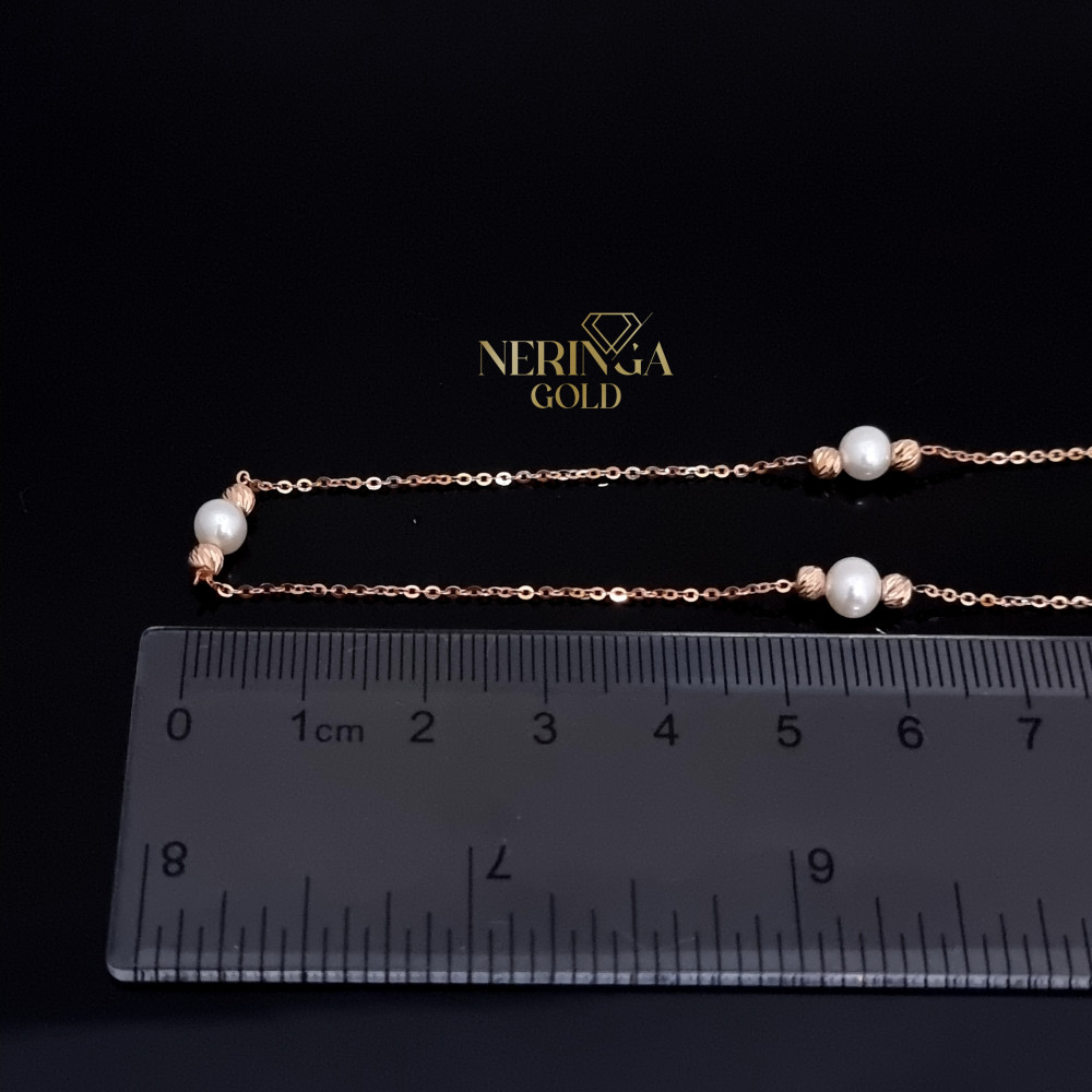 Rose gold necklace set #67296