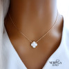 Rose gold necklace set #67308