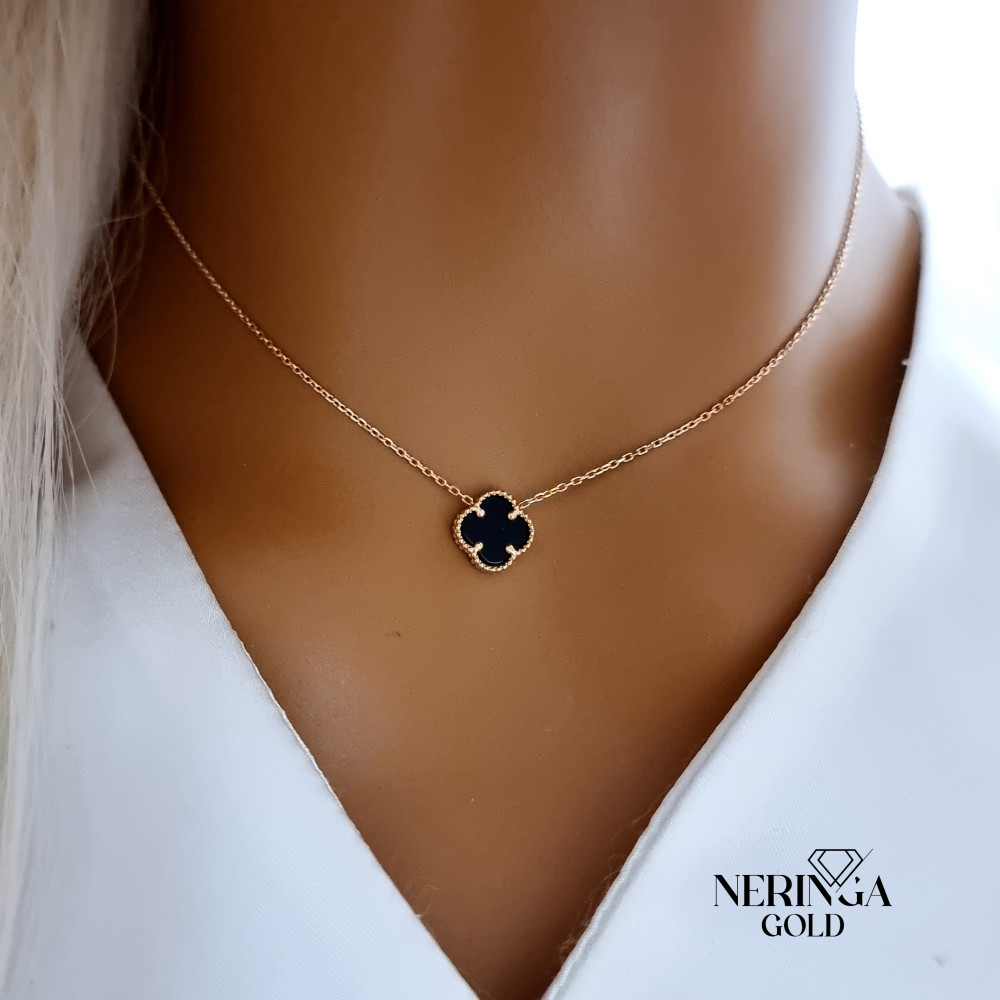 Rose gold necklace set #67312