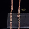 Rose gold necklace set #67302