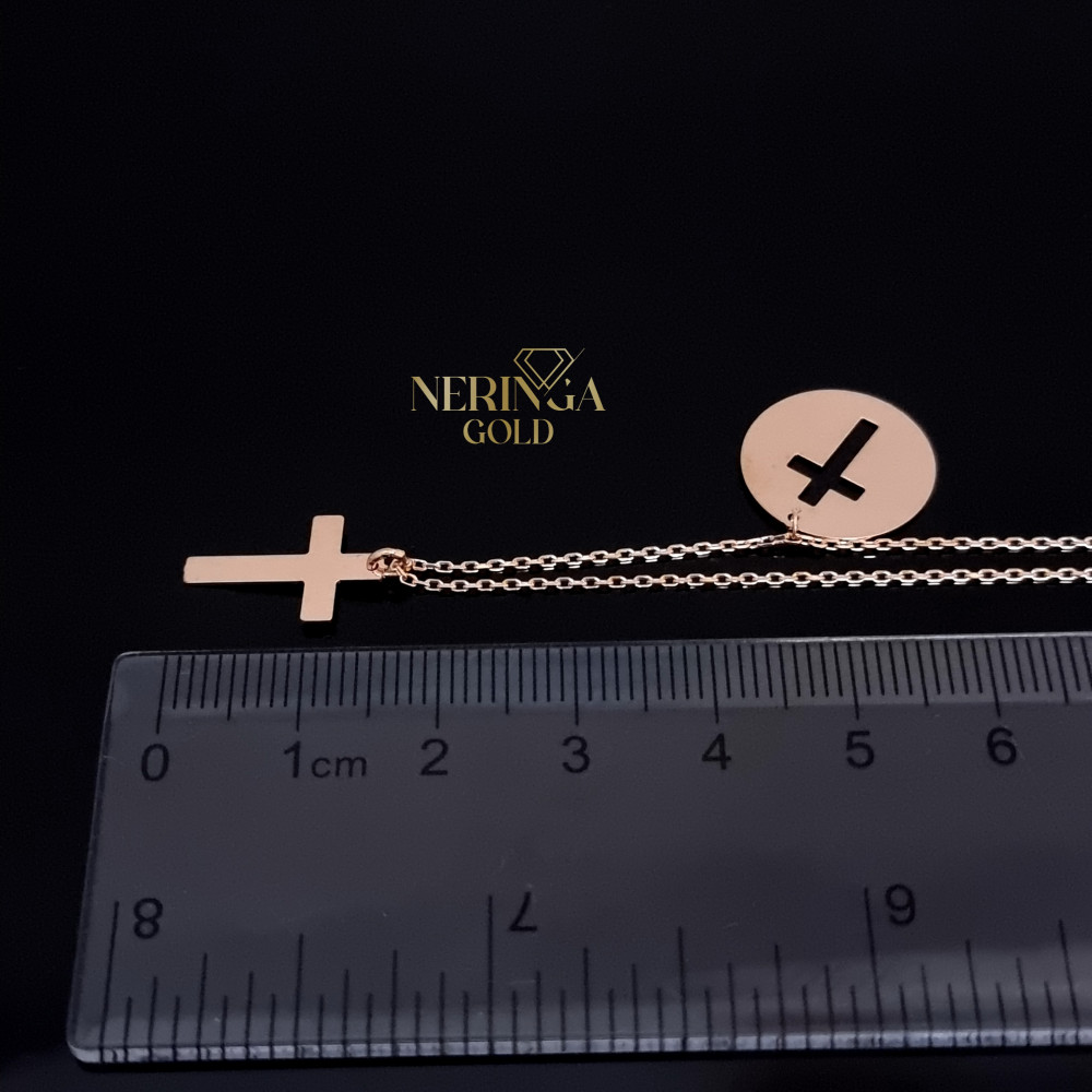 Rose gold necklace set #67300