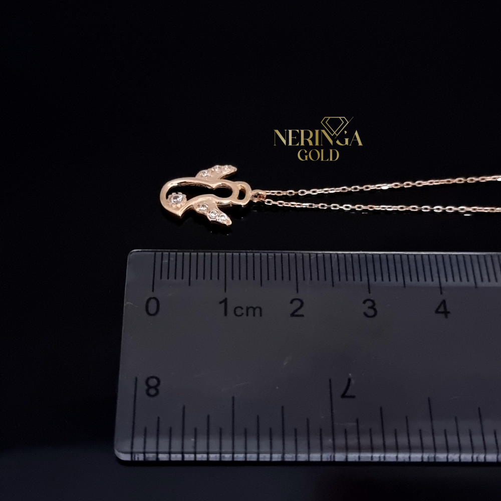 Rose gold necklace set #67284