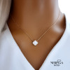 Rose gold necklace set #67305