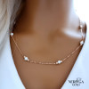 Rose gold necklace set #67297
