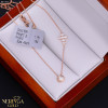 Rose gold necklace set #67262