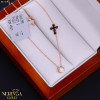 Rose gold necklace set #67269