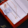 Rose gold necklace set #67264