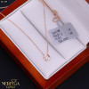 Rose gold necklace set #67289