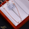 Rose gold necklace set #67296