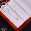 Rose gold necklace set #67298