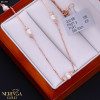 Rose gold necklace set #67297
