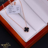 Rose gold necklace set #67312