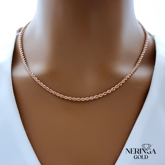 Rose gold chain #68158