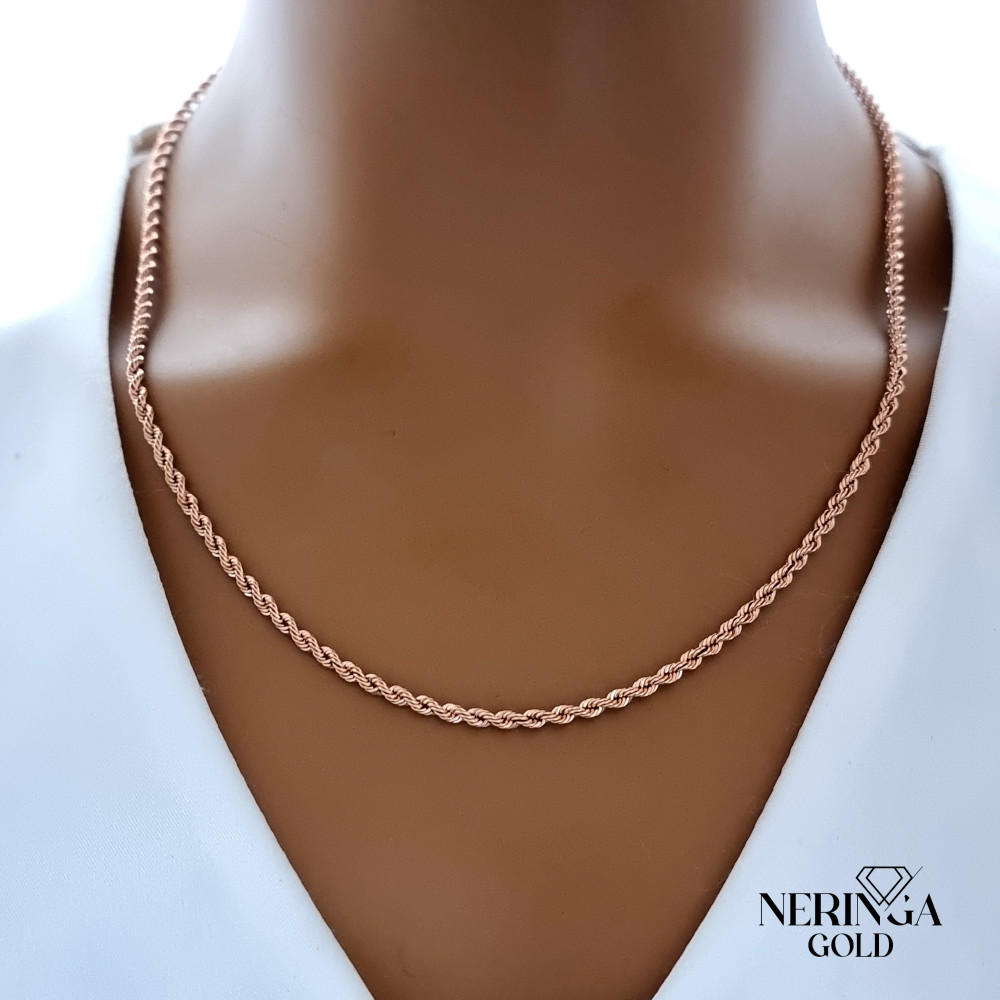 Rose gold chain #68156