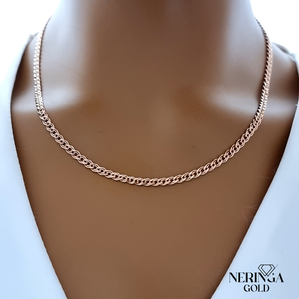Rose gold chain #68178
