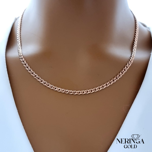 Rose gold chain #68177